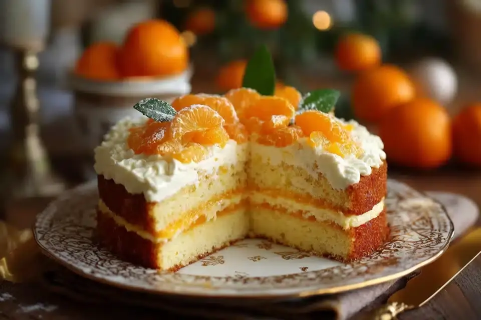 Mandarinen-Schmand-Kuchen – fruchtig, cremig & unwiderstehlich