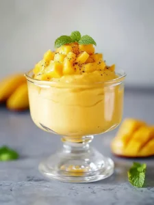 Mango-Mousse (3 Zutaten)