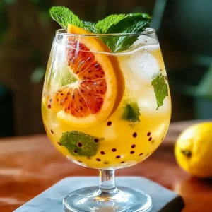 Erfrischender Maracuja Spritz Cocktail