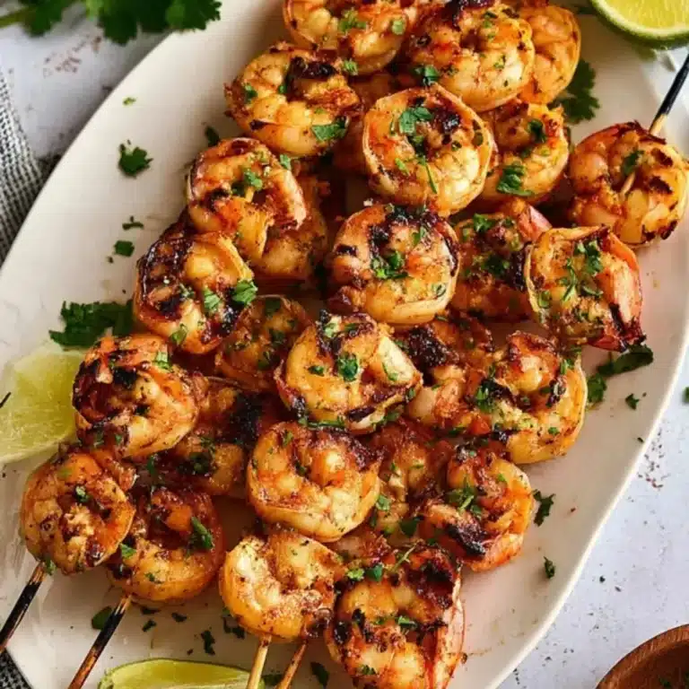 Marinated Grilled Shrimp Skewers