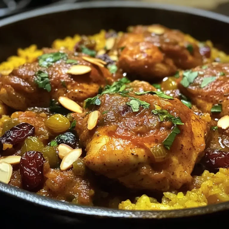 Marokkanischer Hähnchenauflauf