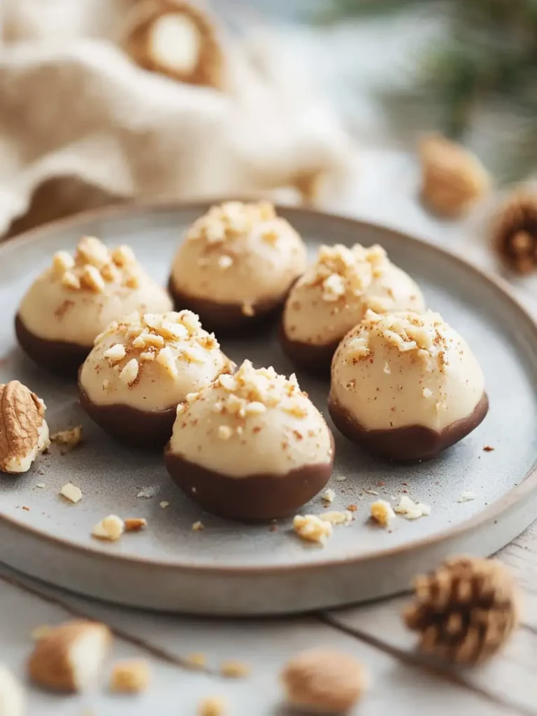 Marzipan-Makronen mit Haselnüssen