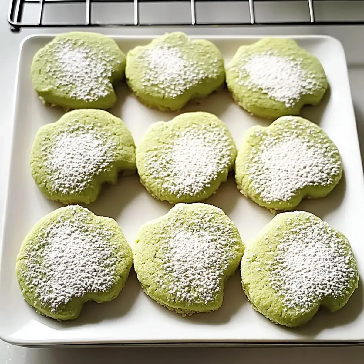 Matcha Zucker Kekse