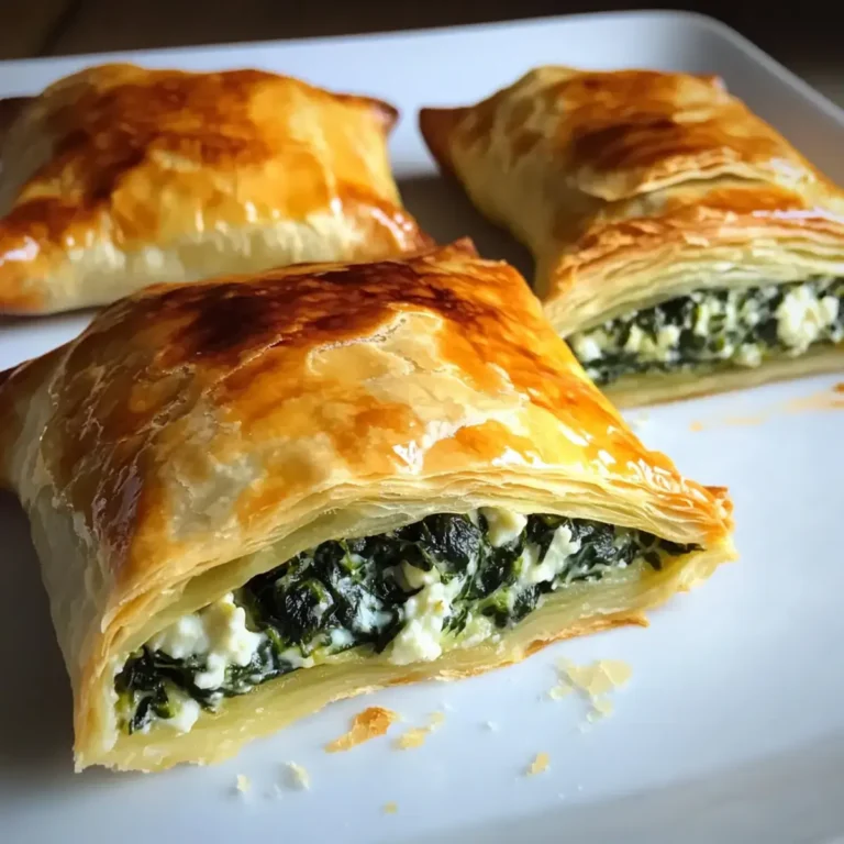 Mediterrane süchtig machende Spinat gefüllte Teigtasche