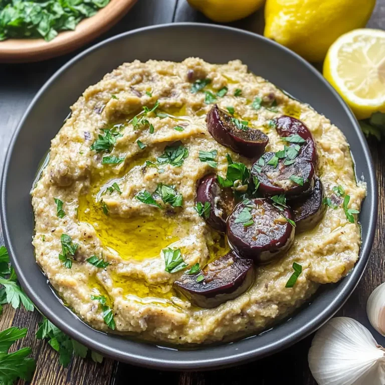 Melitzanosalata griechischer Auberginen Dip