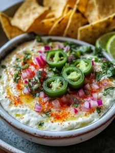 Mexikanischer Straßenstil Jalapeño Dip
