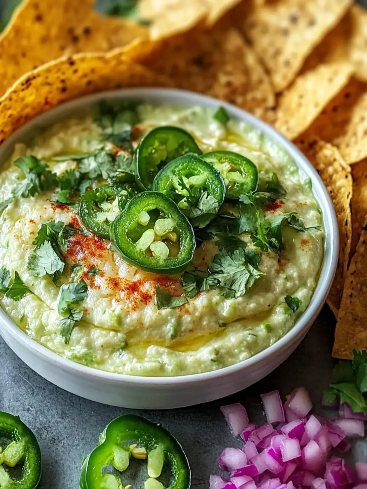 Mexikanischer Straßenstil Jalapeño Dip