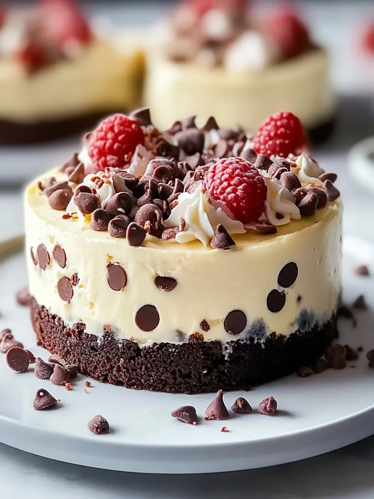 Mini-Cheesecakes mit Brownie-Boden