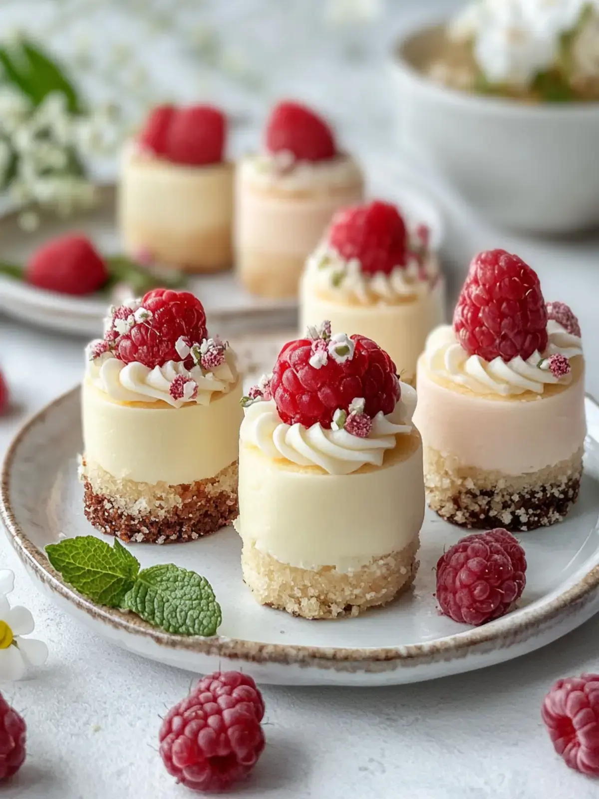 Mini Kuchen Süße Desserts