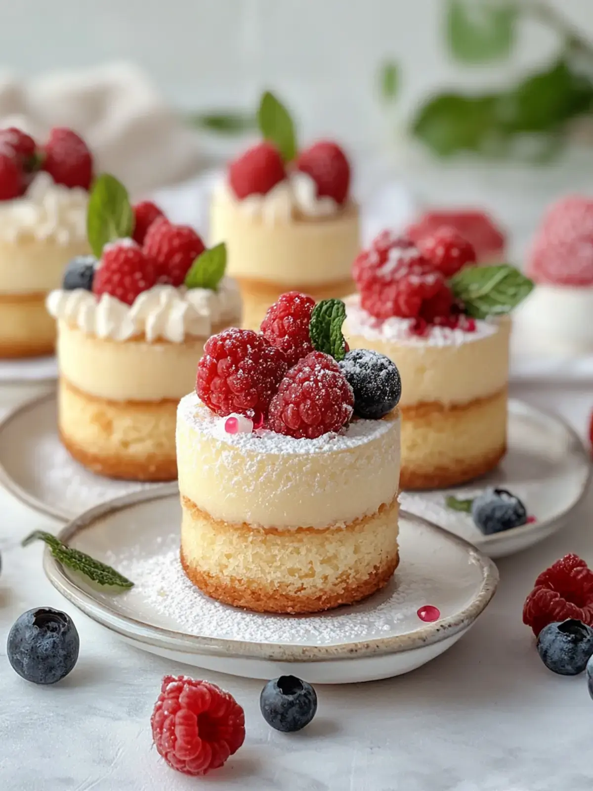 Mini Kuchen Süße Desserts