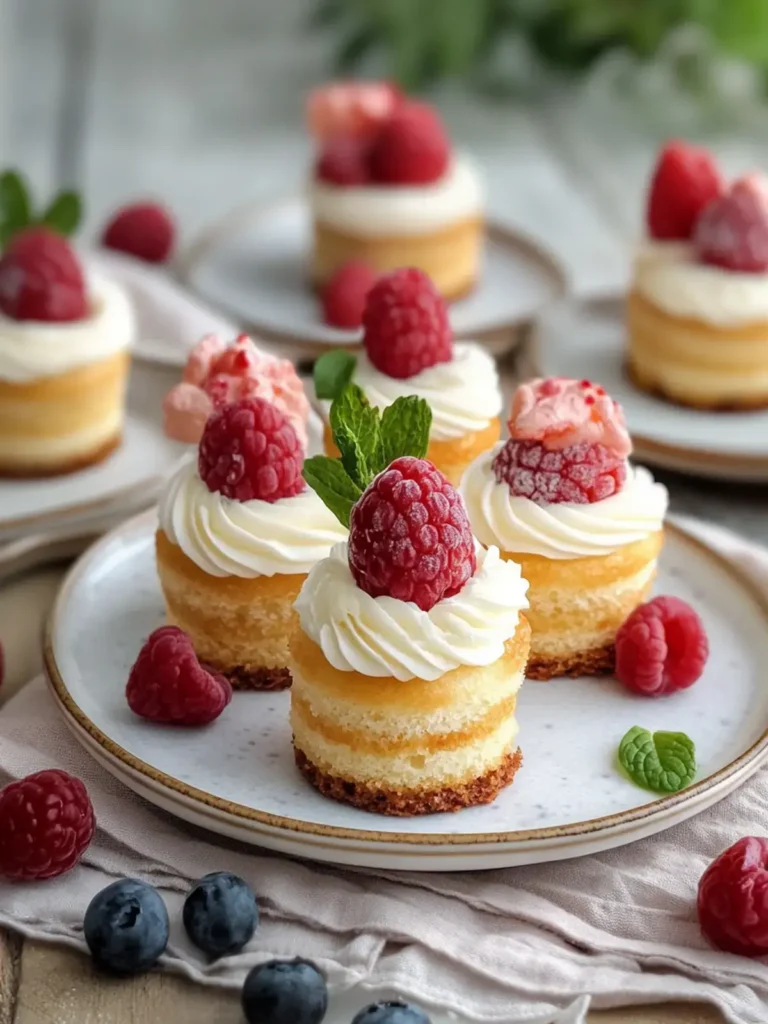 Mini Kuchen Süße Desserts: Irresistible kleine Leckerbissen