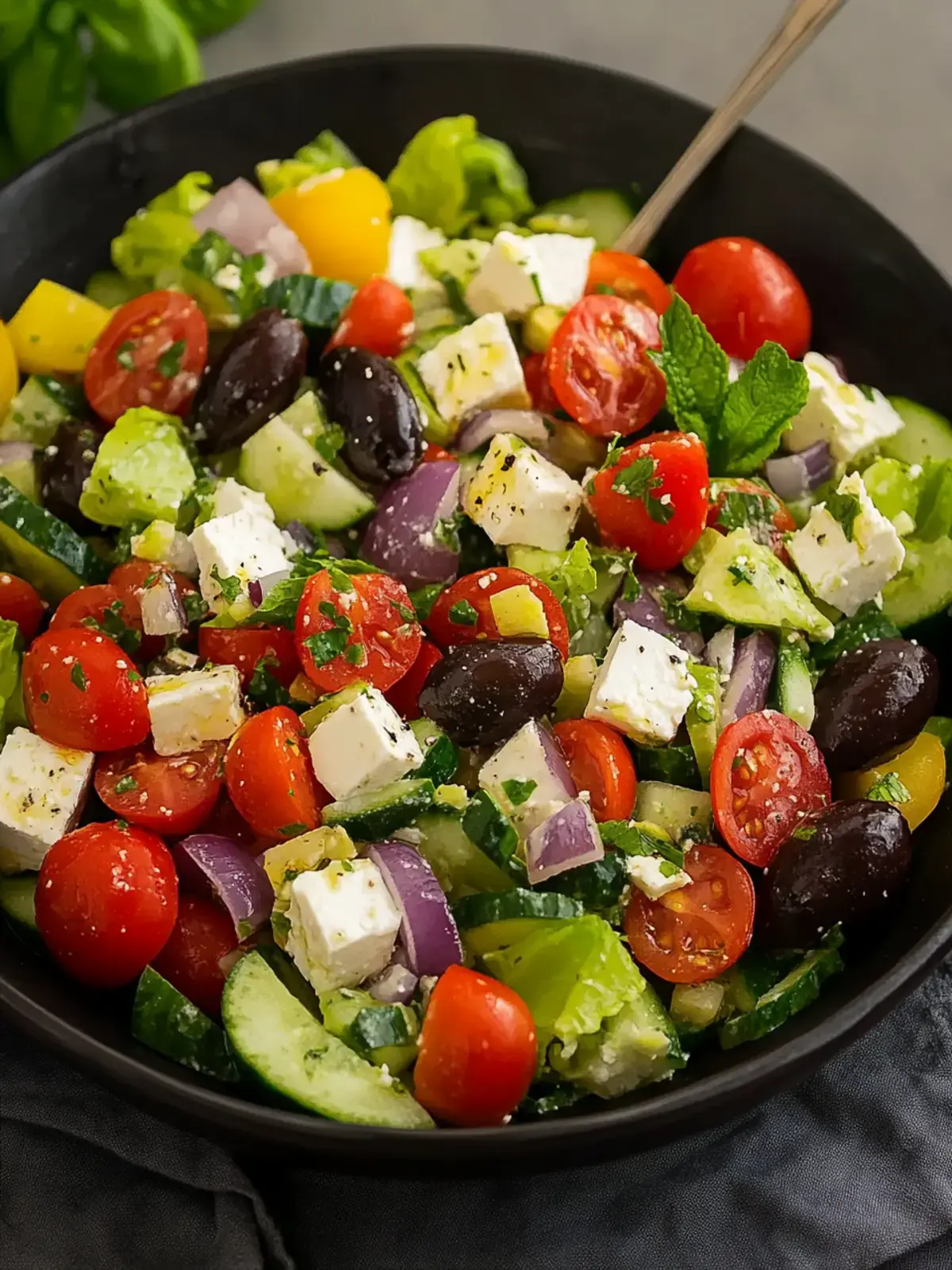 Mittelmeer Griechischer Salat