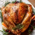 Moist And Juicy Roasted Turkey And Gravy