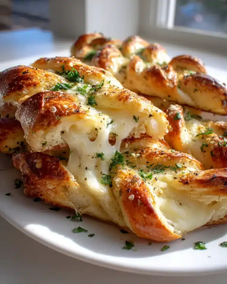 Mozzarella gefüllte Brotwenden