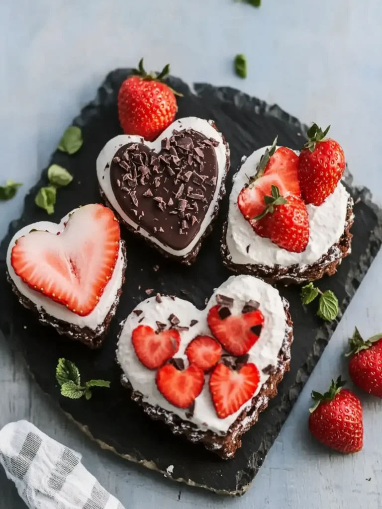 Muttertagskuchen Herz Törtchen