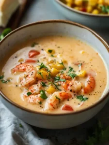 New Orleans Garnelen- und Maisbisque