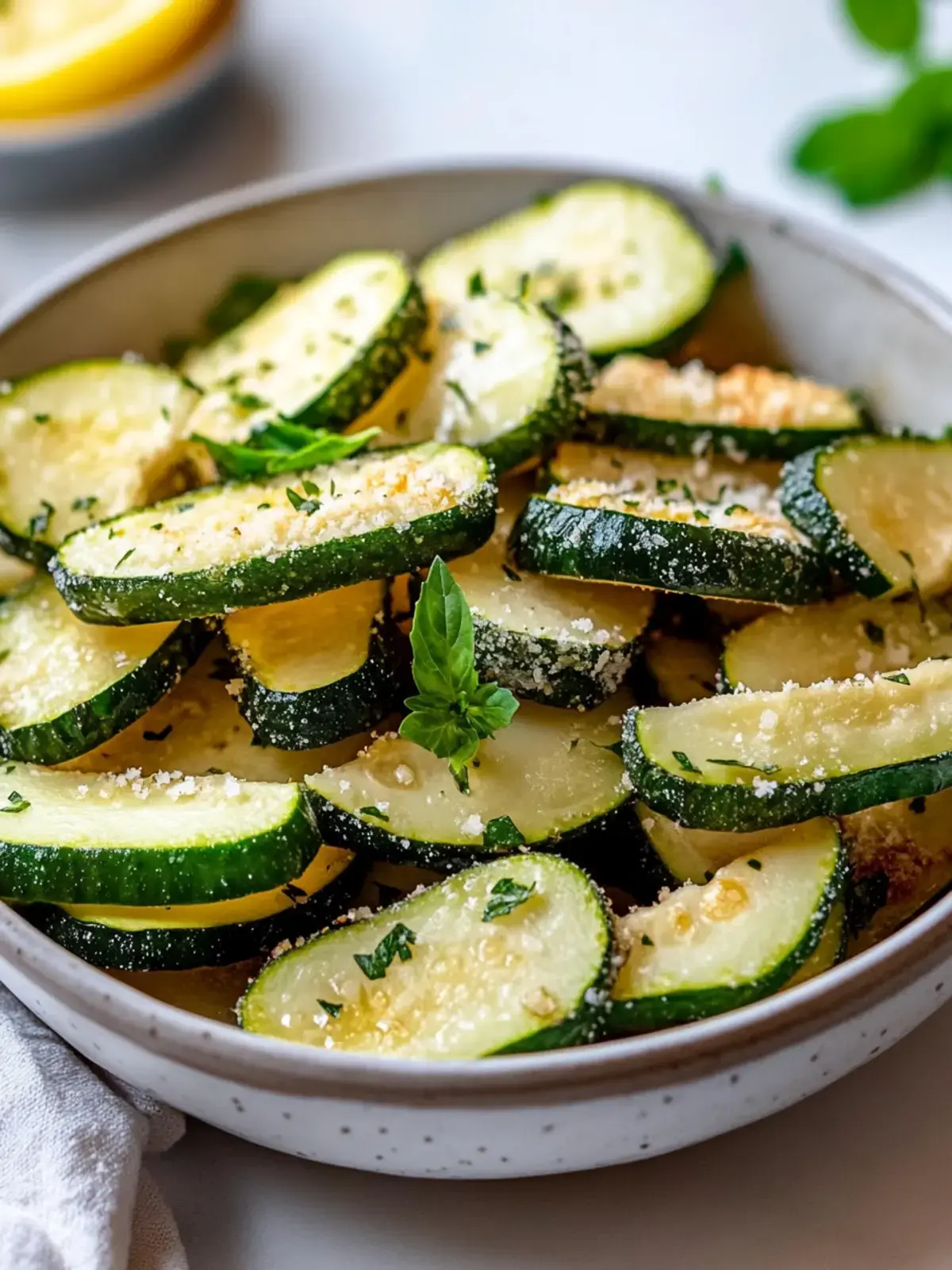 Niedrig Kohlenhydrat Zucchini Pommes