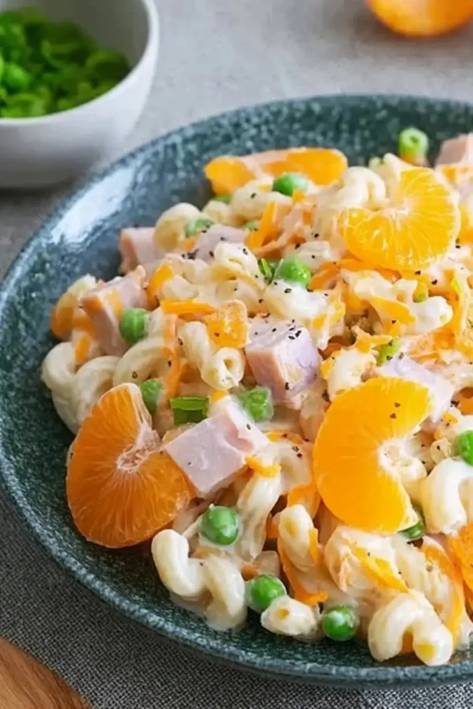 Nudelsalat mit Mandarinen – Noras Kreationen