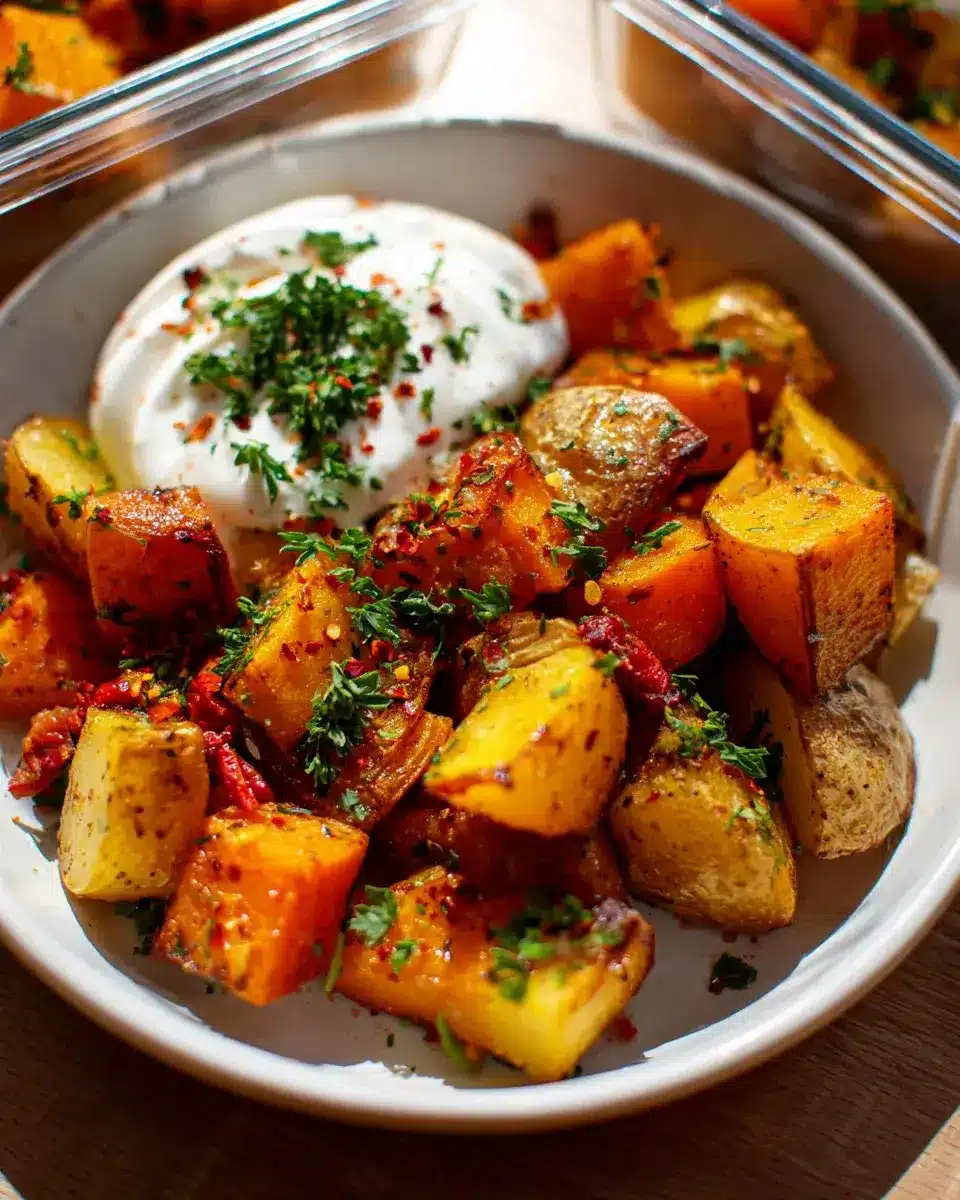 Ofenkartoffeln mit Kyrbis