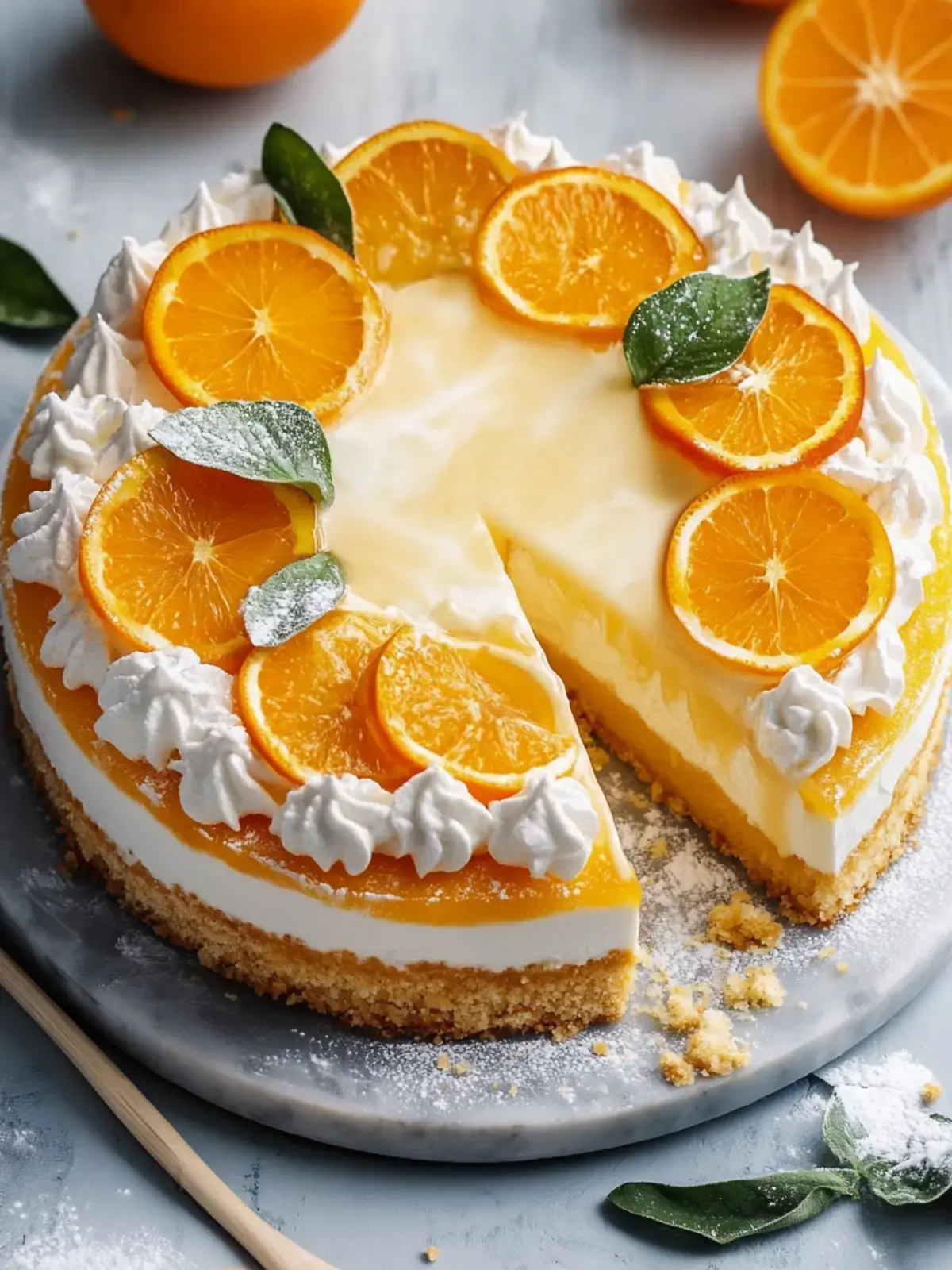 Orange-Creamsicle-Käsekuchen