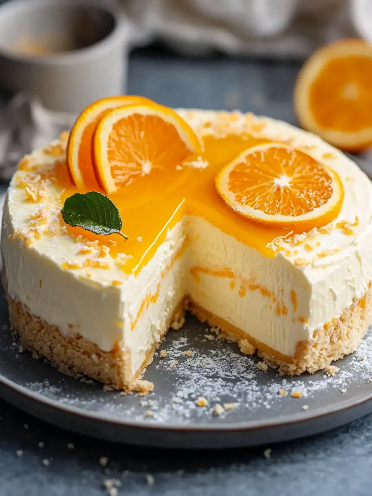 Orange-Creamsicle-Käsekuchen