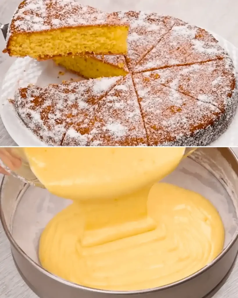 Orangenkuchen mit Kokos Rezept: das duftende und sehr weiche Dessert!