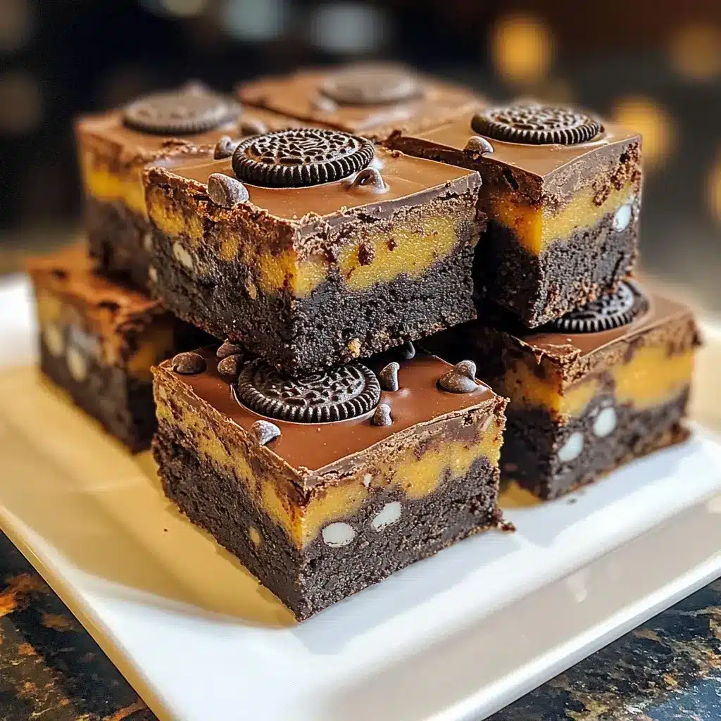 Oreo Stuffed Brookies