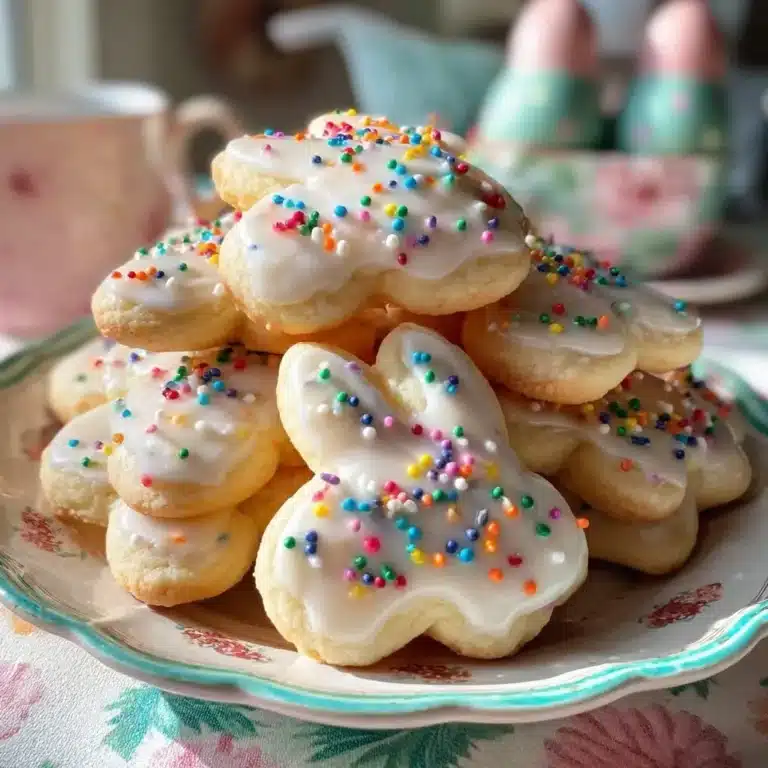 Osterhasen Plätzchen Zitronenguss