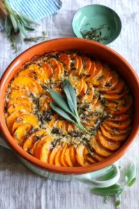 Ottolenghis Süßkartoffel Gratin mit Salbei