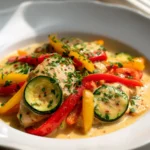 Paprika Zucchini Sahne Hyhnchen