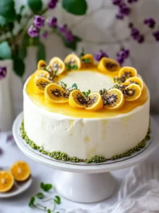 Saftiger Passionsfruchtkuchen mit cremiger Buttercreme