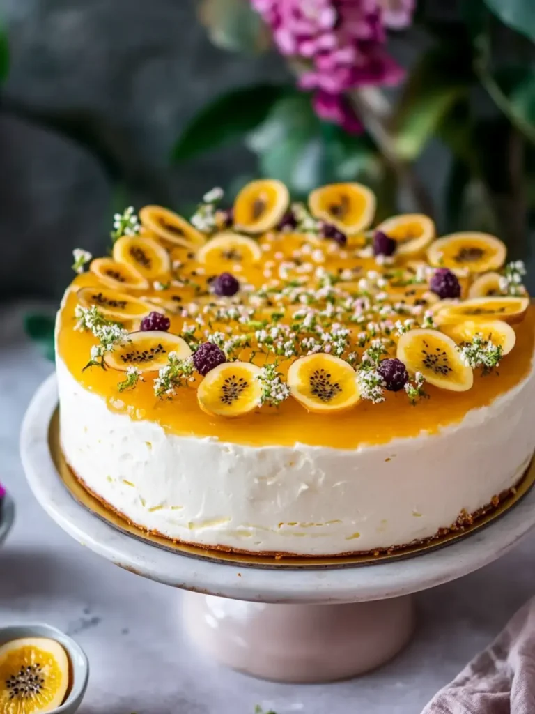 Passionsfruchtkuchen