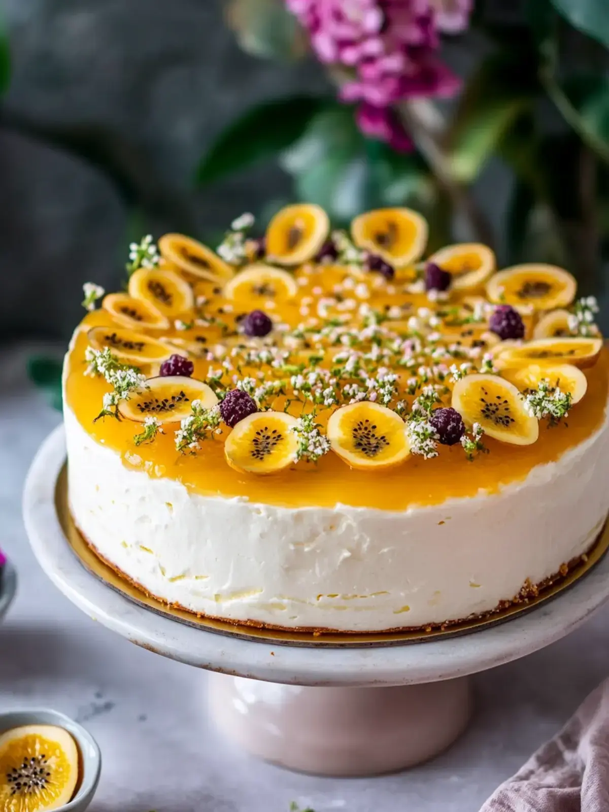 Passionsfruchtkuchen