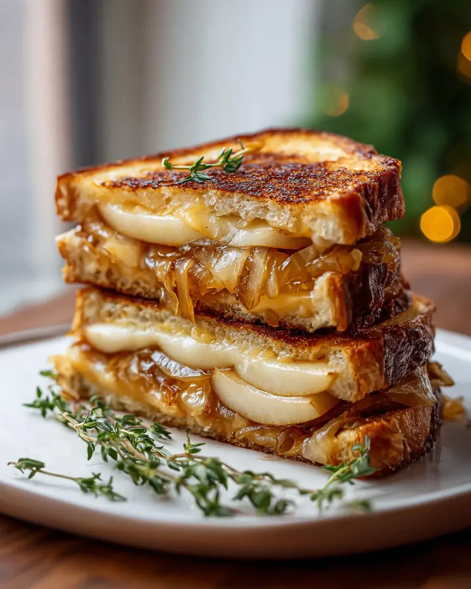 Pear Apple Grilled Cheese
