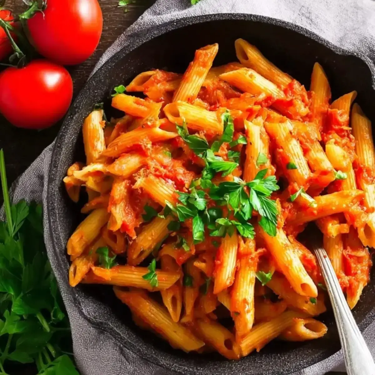Penne allarrabbiata