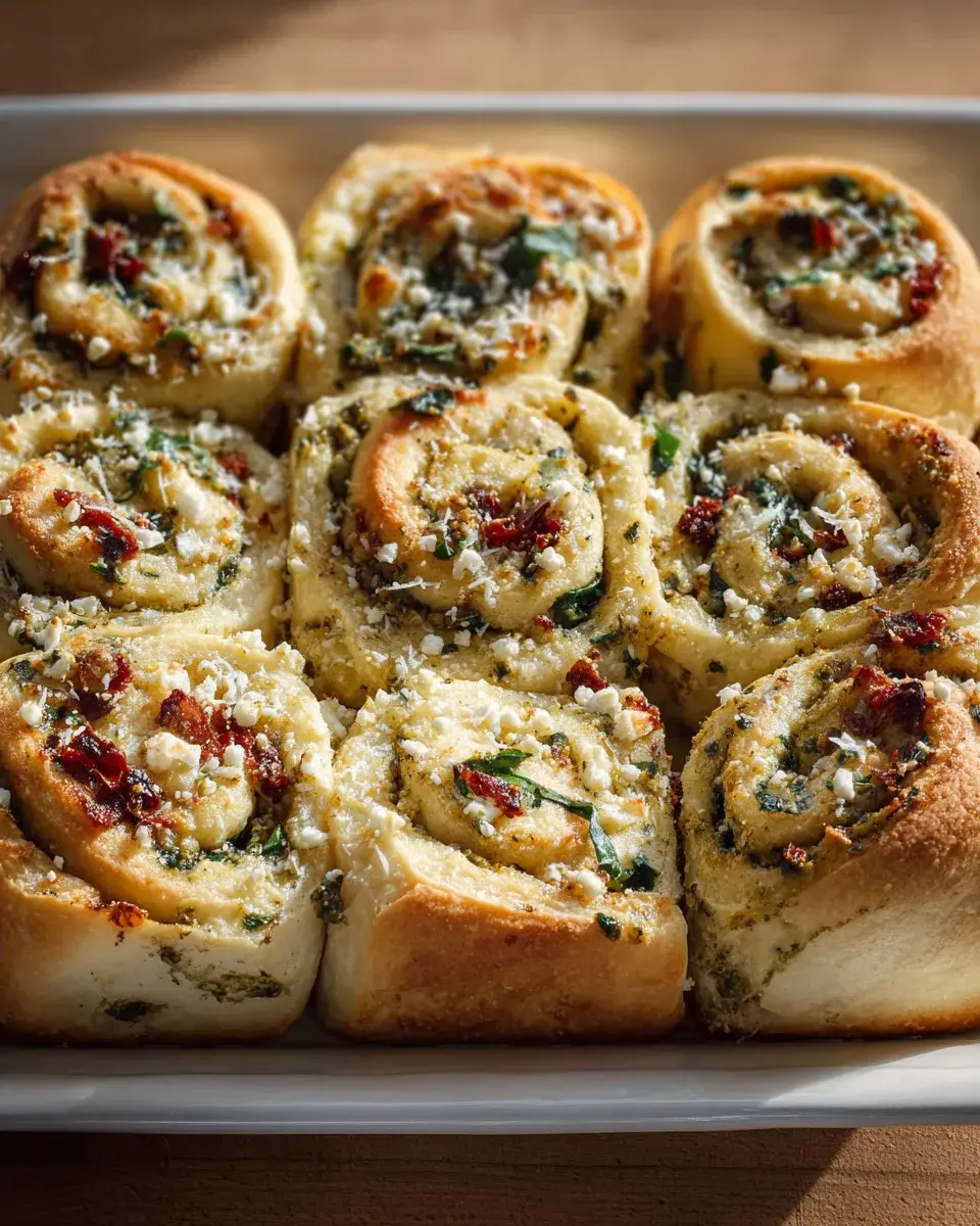 Pesto Feta Röllchen