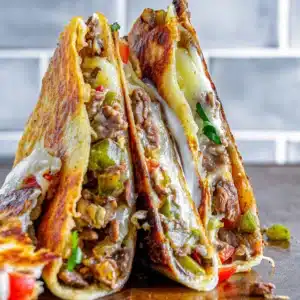 Philly Cheesesteak Quesadillas