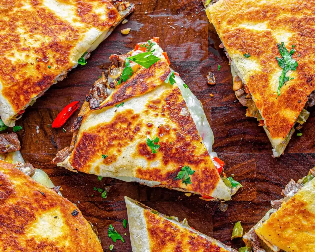 Philly Cheesesteak Quesadilla