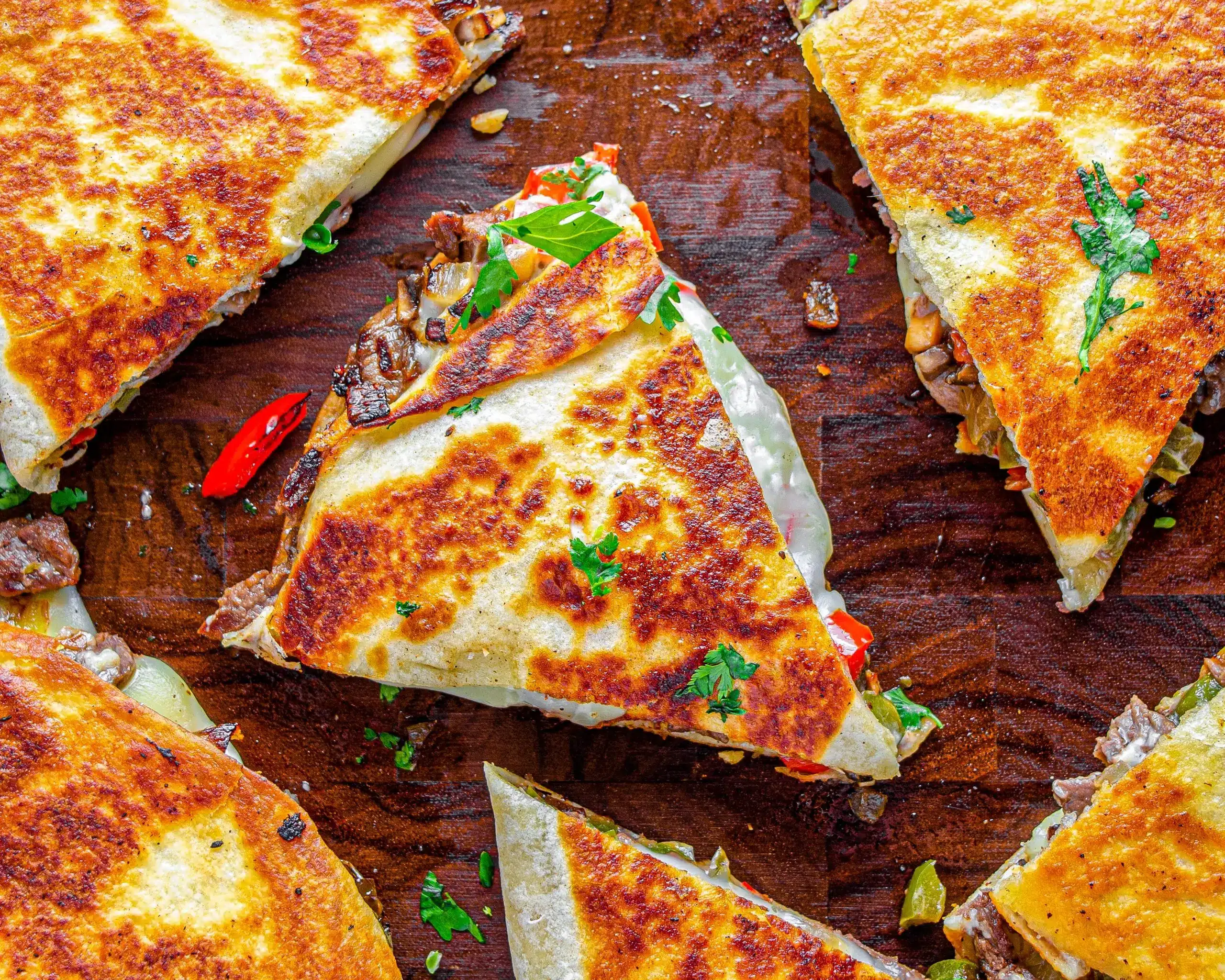 Philly Cheesesteak Quesadilla