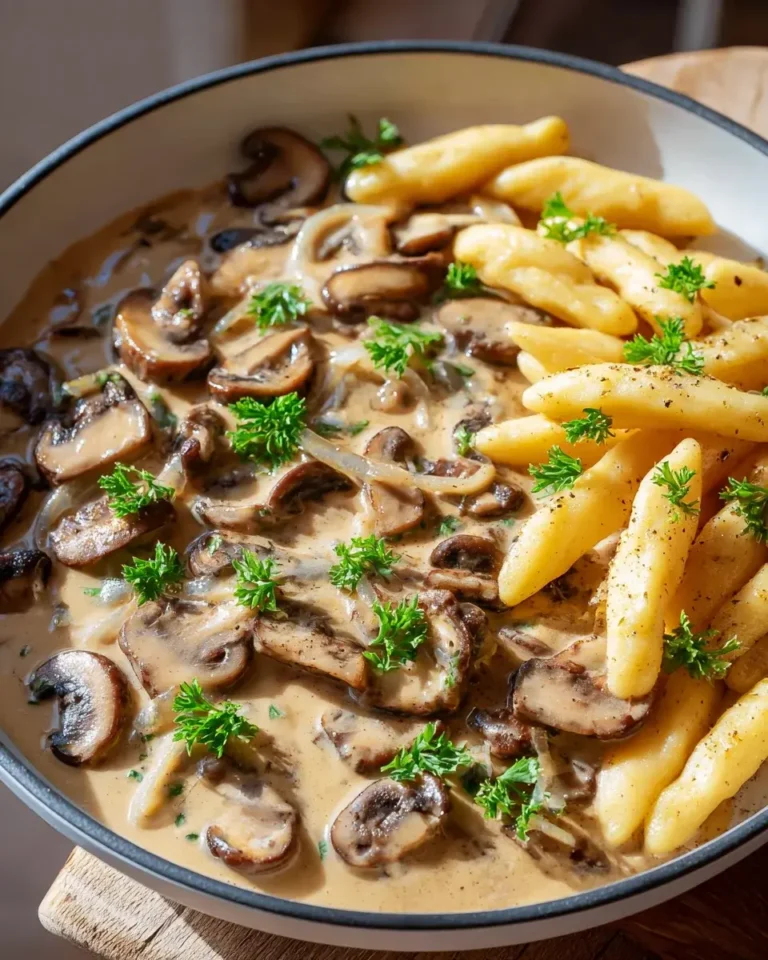 Leckere Pilzrahmsauce für Rindfleischgerichte – einfach & cremig! – cinnamonbelle