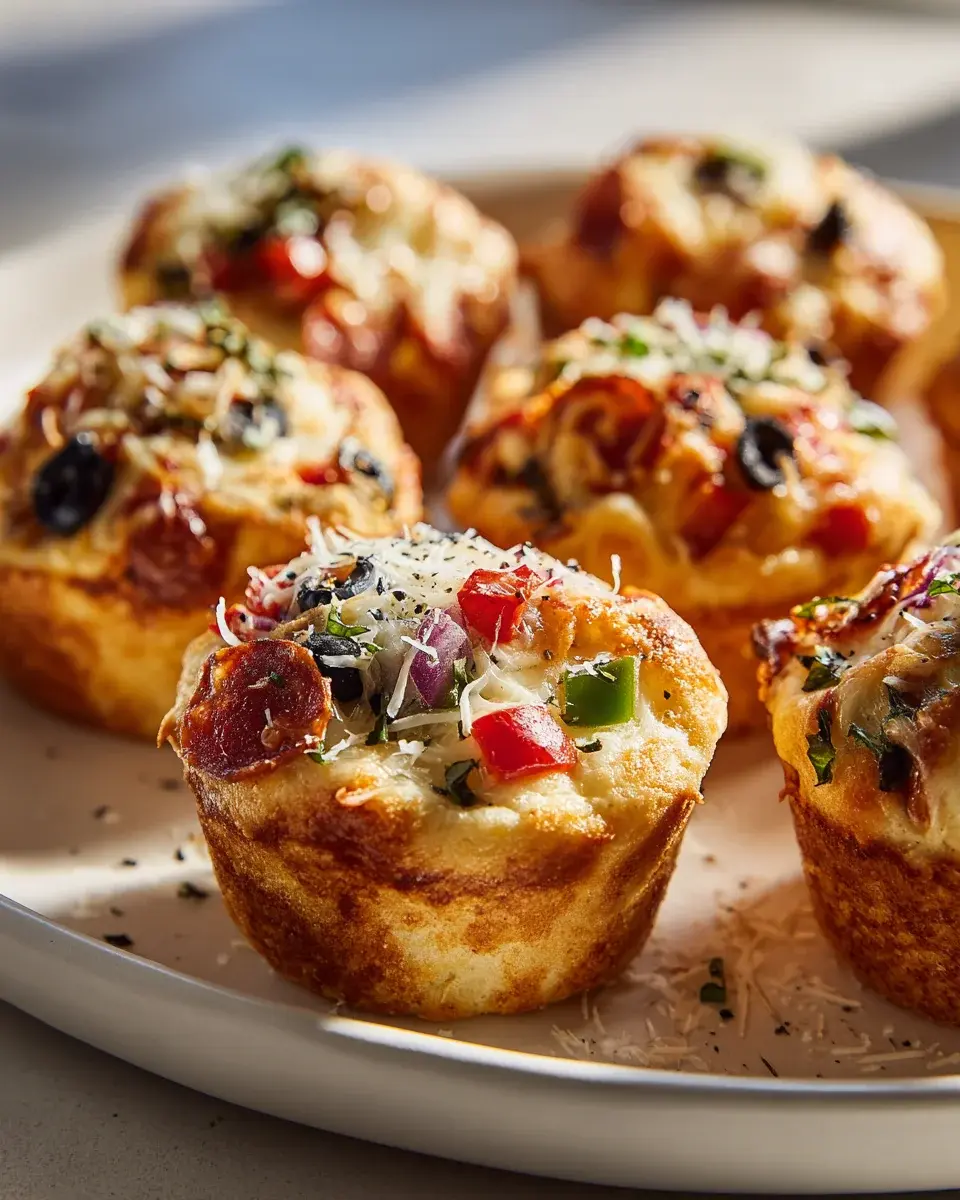 Pizza Cupcakes Rezept