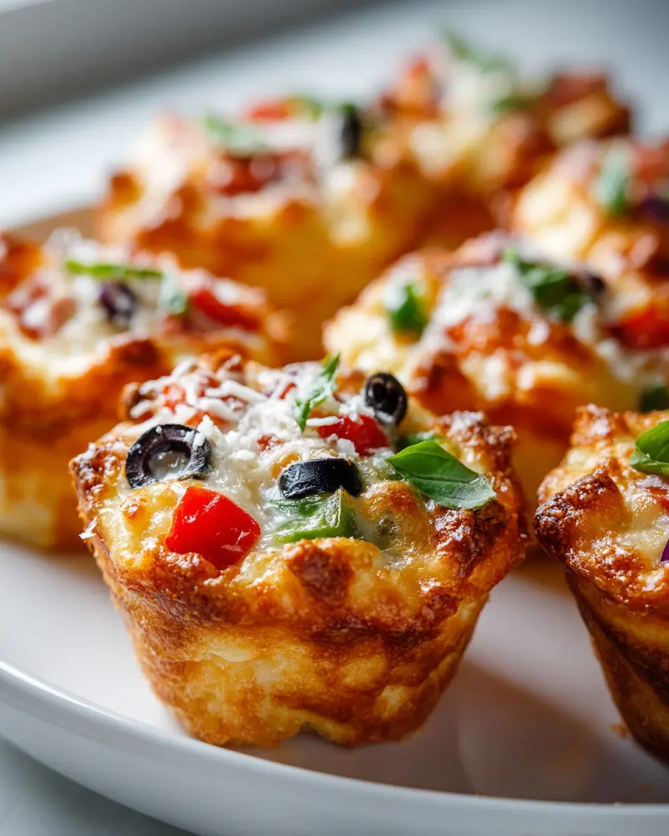 Pizza Cupcakes Rezept