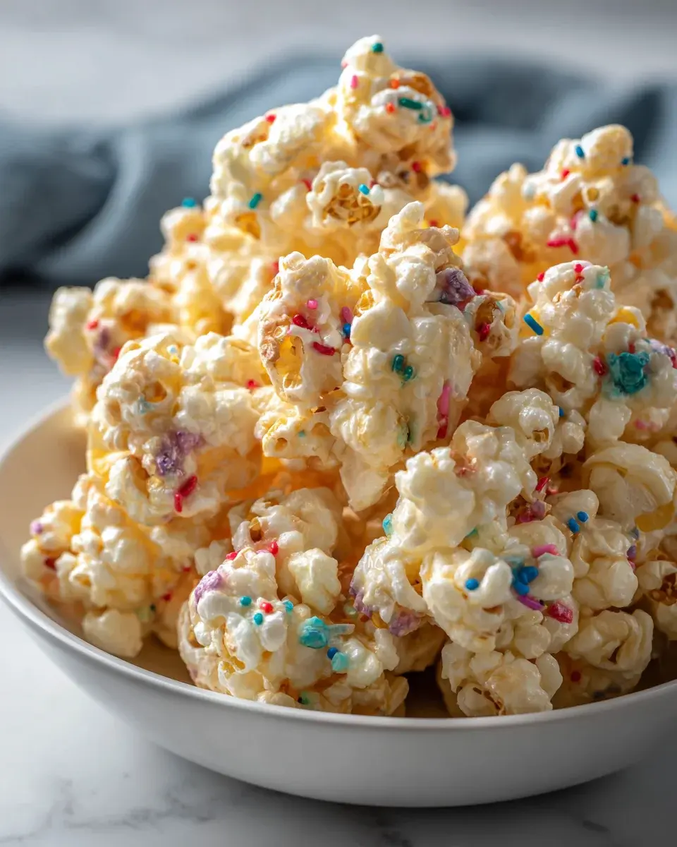 Puff Marshmallow Popcorn Clusters