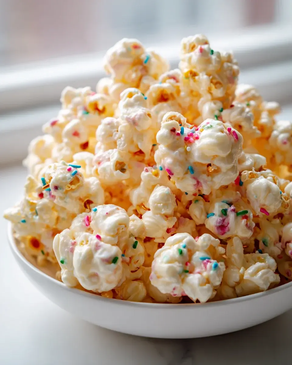Puff Marshmallow Popcorn Clusters