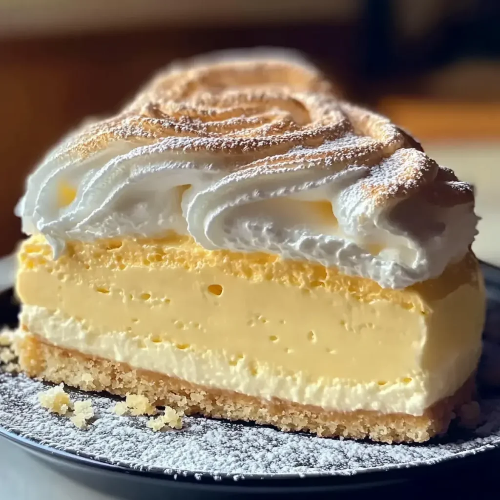 Quark Schneekuchen mit Pudding