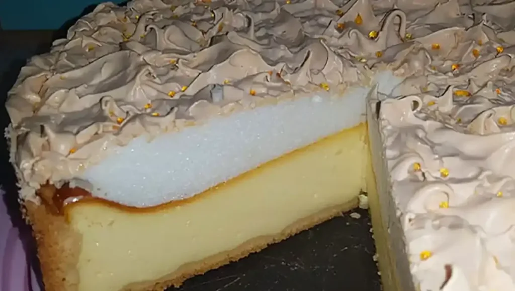 Quarkkuchen mit Baiser