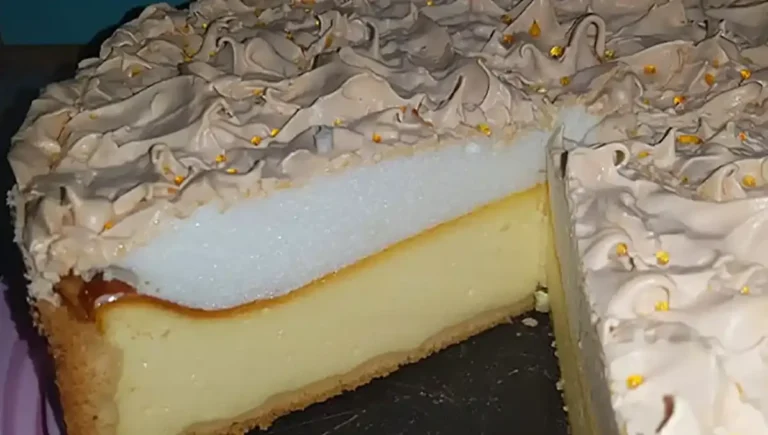 Quarkkuchen mit Baiser