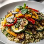 Quinoasalat mit gegrilltem Gemyse