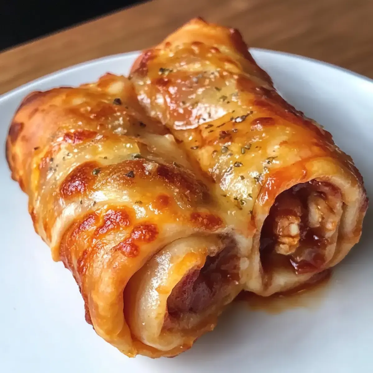 Reispapier Pizza Rollen