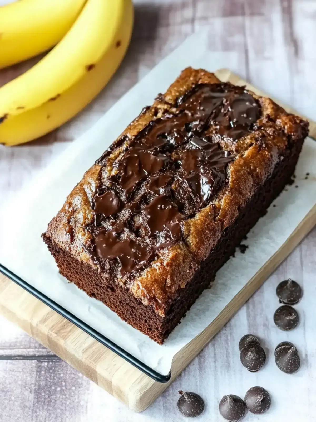Rezept Bananenbrot mit Schokolade
